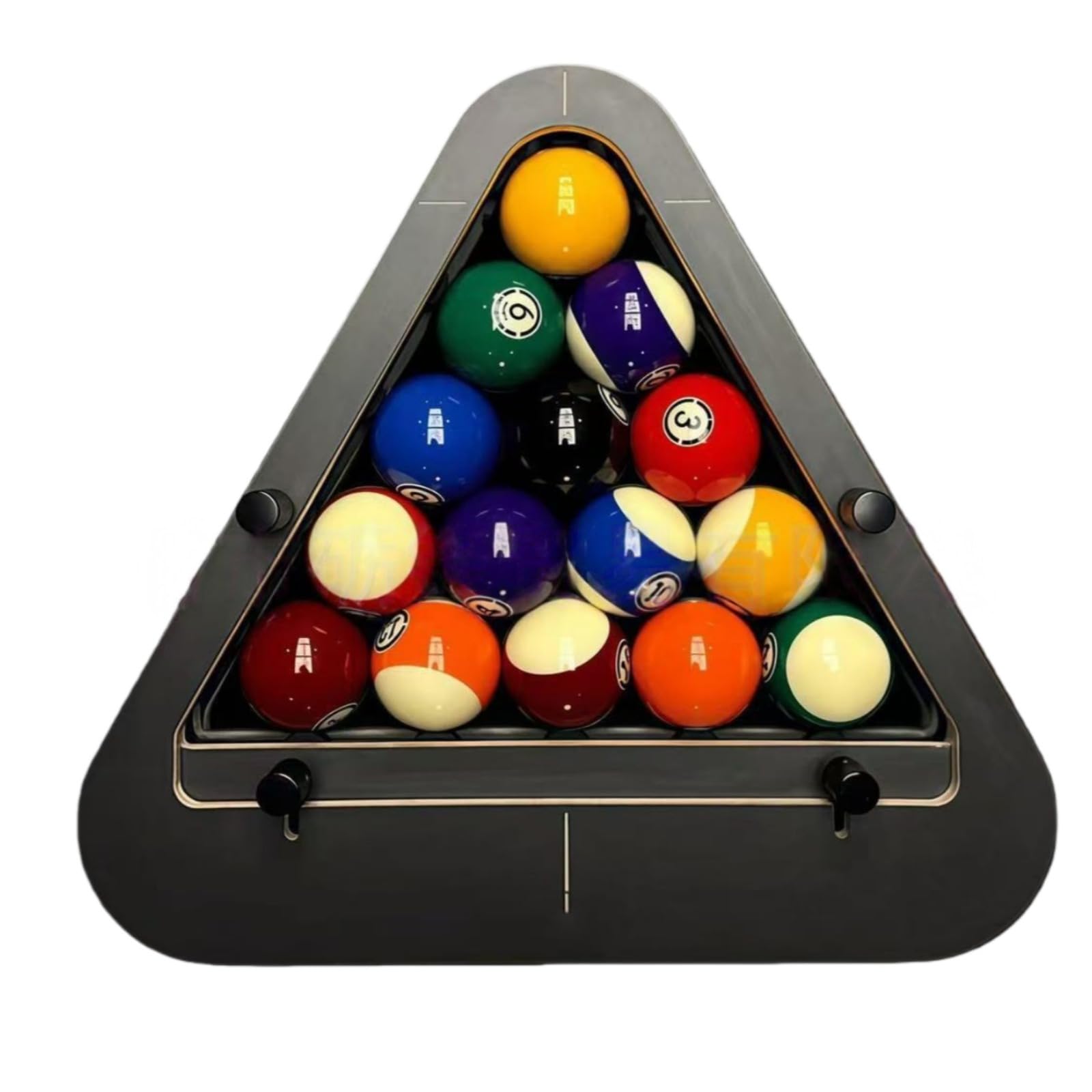 Precision-Engineered Professional Billiard Ball Rack System, Heavy-Duty Solid Wood Triangle And Diamond Rack For 8-Ball And 9-Ball Pool, Adjustable Gap-Free Billiard Accessories With Pro Design