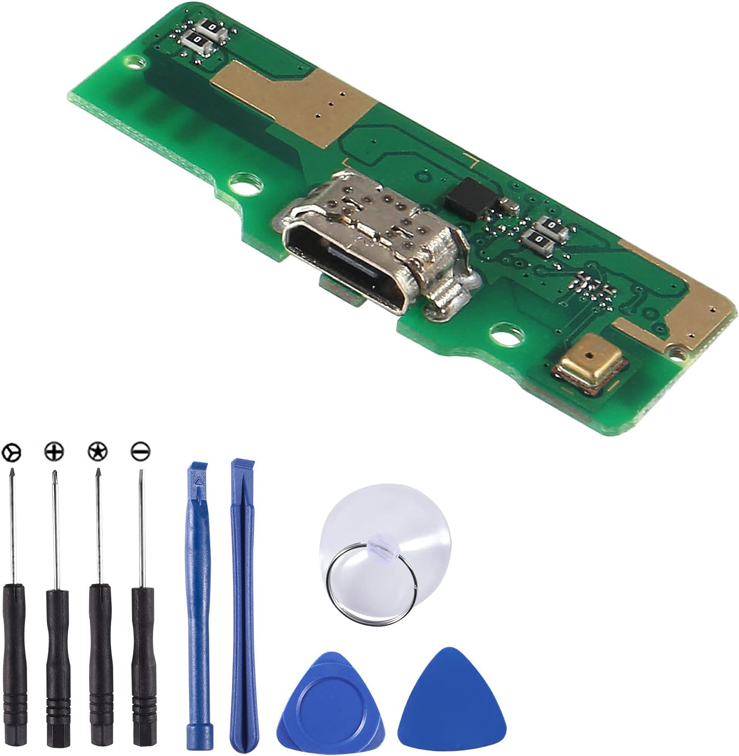 ATNSINC USB Charging Port Charging Port Flex Cable Replacement for Samsung Galaxy Tab A 8.0 2019 -T290 USB Charger Dock Connector incl Tools