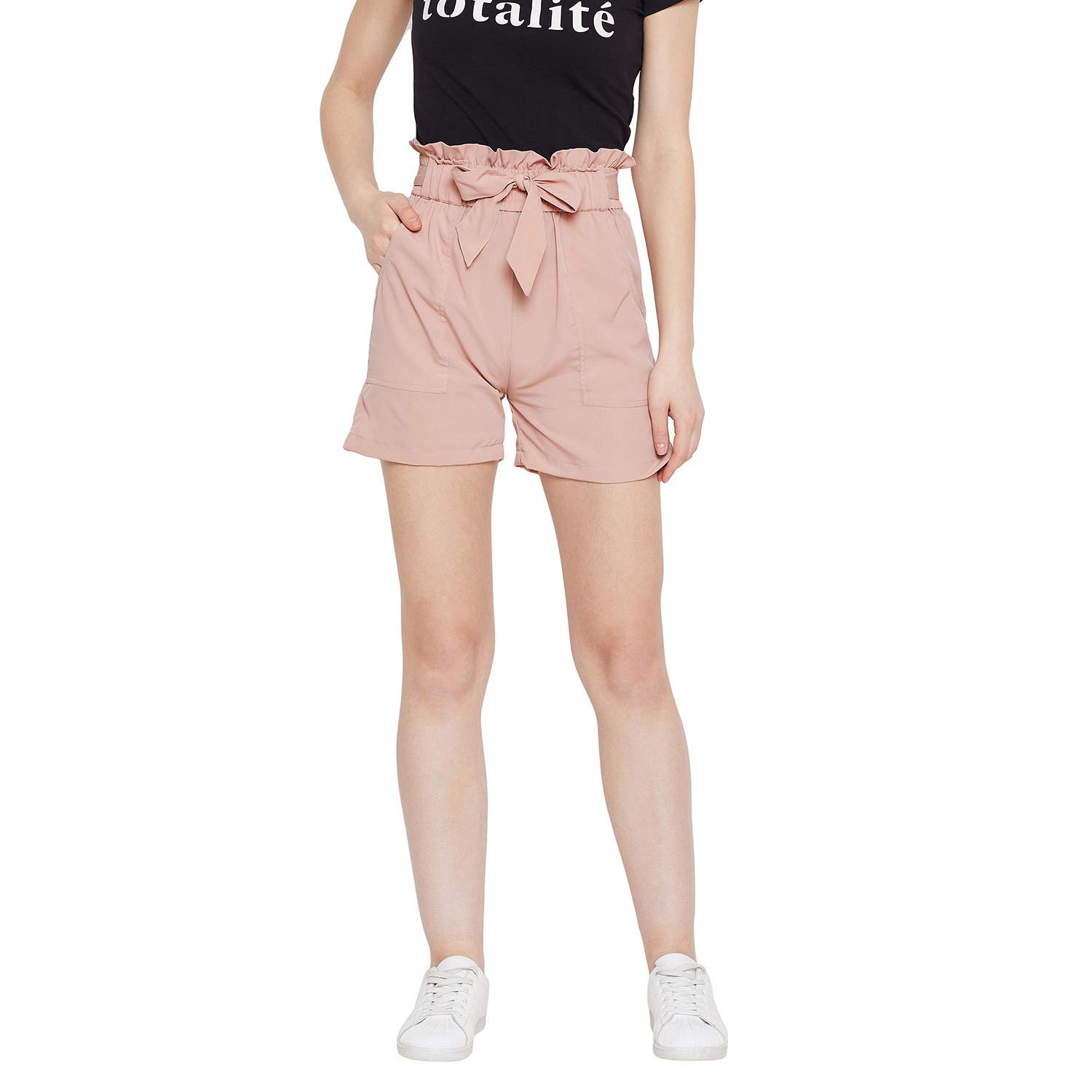 Loose Fit Pant Shorts for Women-image-37