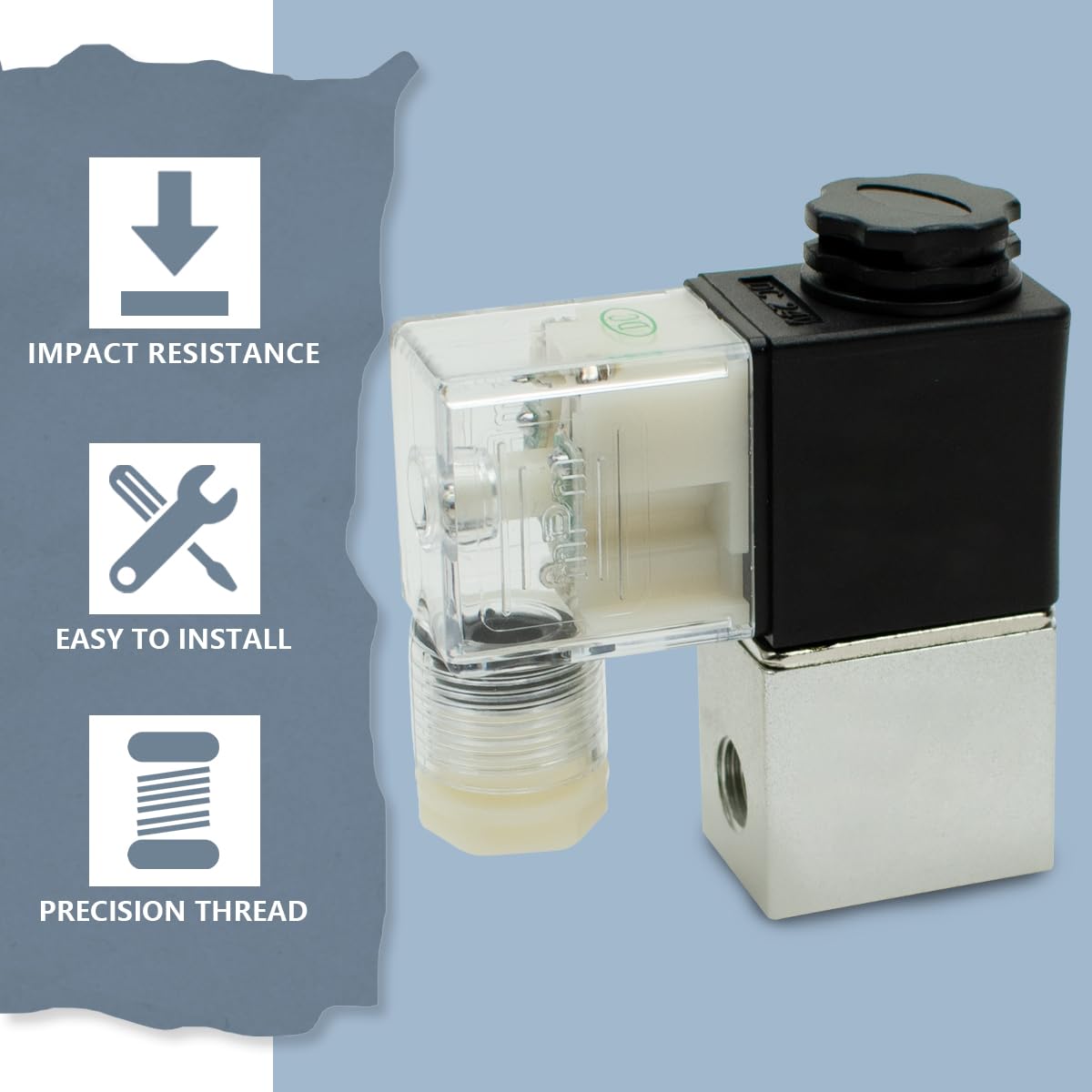 Elettrovalvola Pneumatica AC220V 2V025-08 Valvola Di Controllo - Foto 8