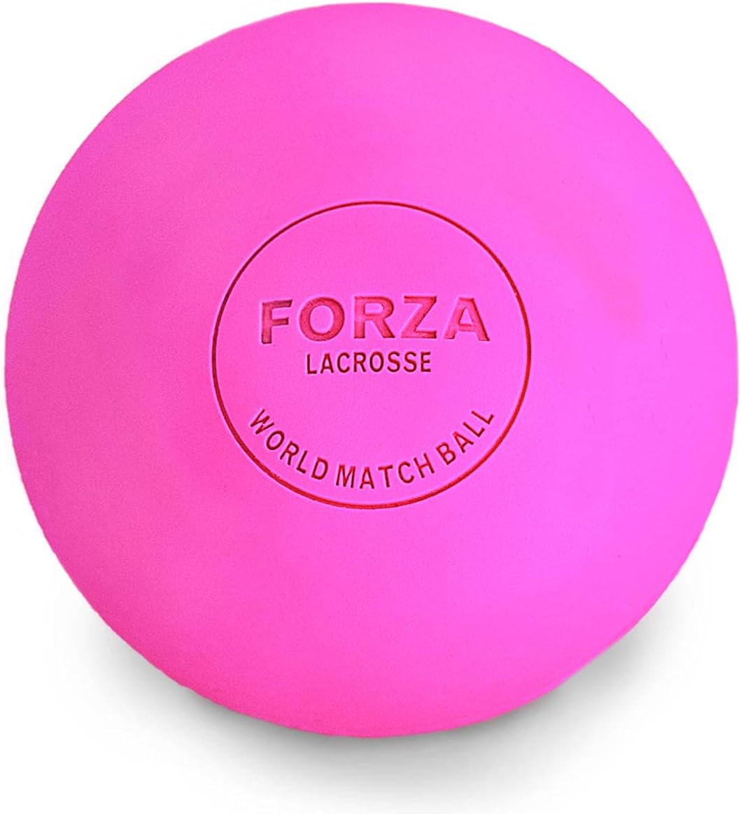 FORZA World Match Lacrosse Balls - Lacrosse Balls in Variety of Colors & Pack Sizes | Massage Balls | Lacrosse Balls Bulk | Packs of 1, 12 or 120 - Regulation Size and Performance