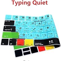 Vista 3 de Davinci Resolve Shortcuts - Funda de teclado para MacBook Pro 2016-2024 M1/M2 de 14 pulgadas y MacBook Pro de 16 pulgadas, MacBook Pro 13 15 Touch