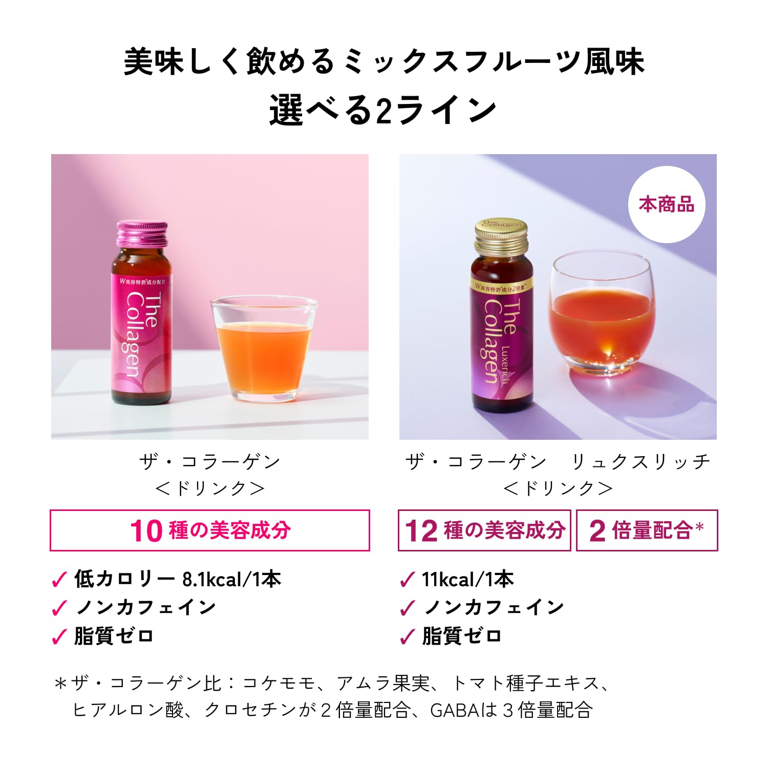 Amazon.co.jp: ザ・コラーゲン(The Collagen) リュクスリッチ 10本