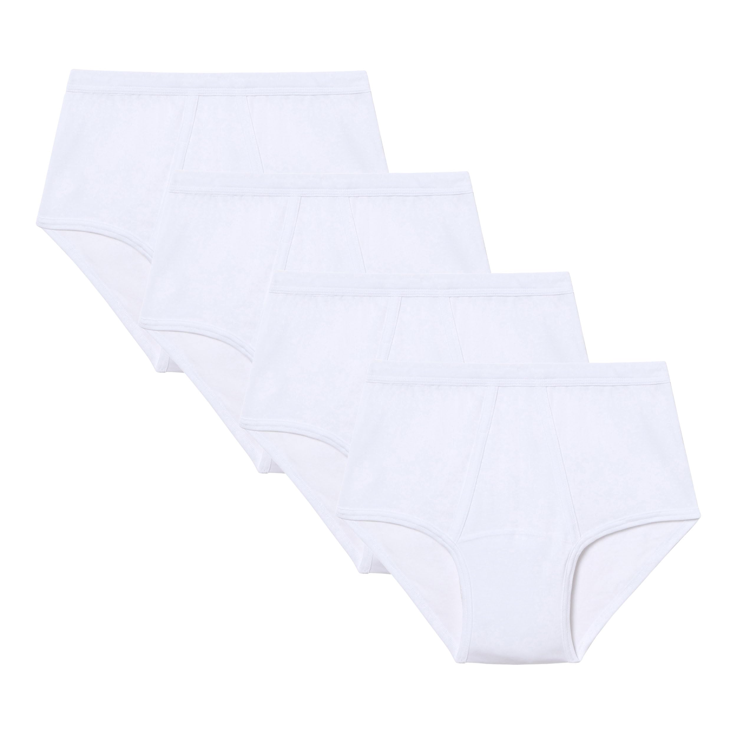 Abanderado Braslip Original con Apertura Frontal Algodón 100% Hombre x4