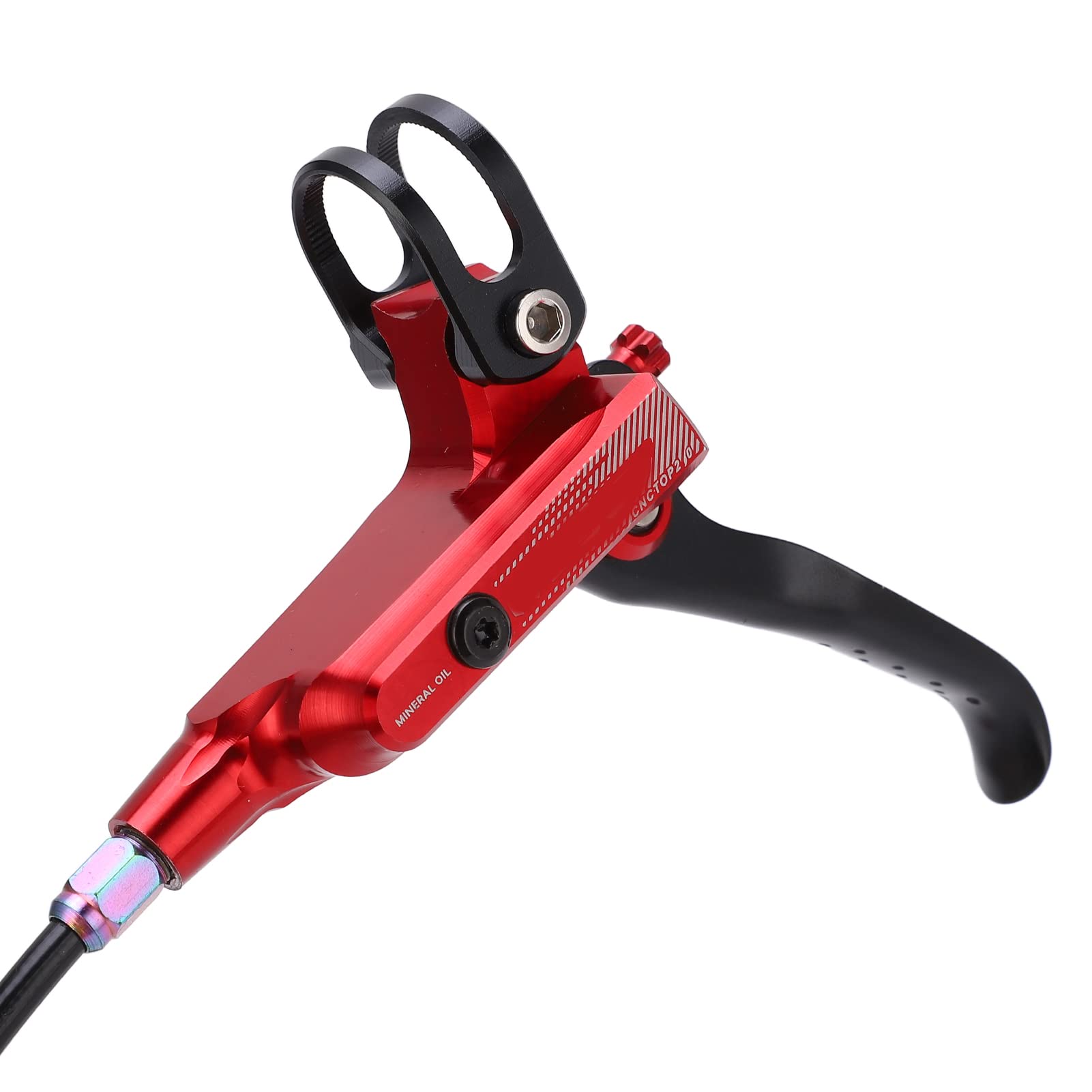 MEIJUN vtt vélo avant huile frein à disque Rotor étrier vélo hydraulique étriers de frein à disque (Rouge)