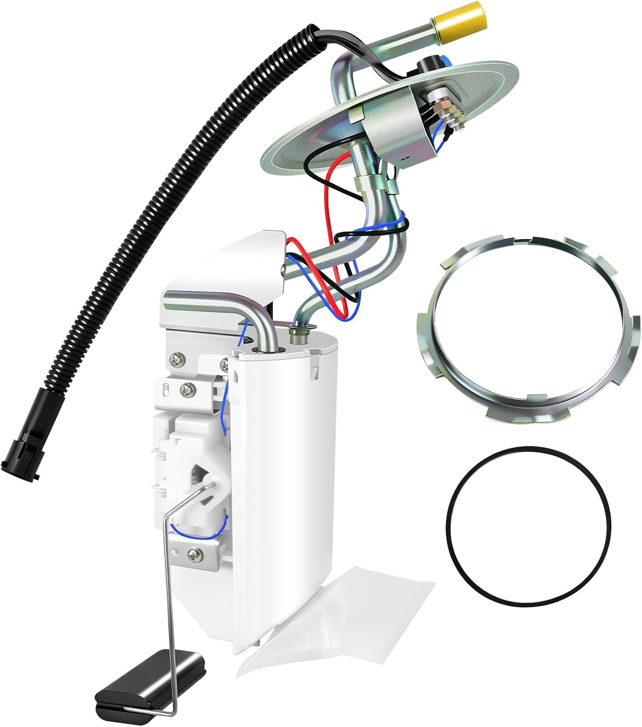 Fuel Pump Assembly for Ford F150 F250 F350 F Super Duty 1992 1993 1994 1995 1996 1997 4.9L 5.0L 5.8L 7.5L, Only for 18 Gallon Aft Axle Replacement SP2007H F4TZ9A407C F6TZ9A407CA