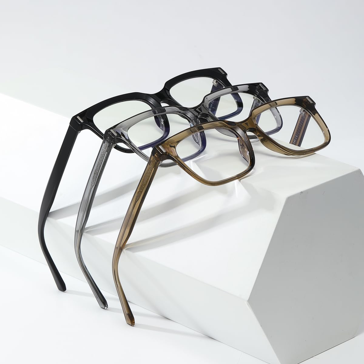 Niebieskie światło blokujące okulary dla mężczyzn i kobiet, modne okulary oprawki TR90 Eyewear Square okulary
