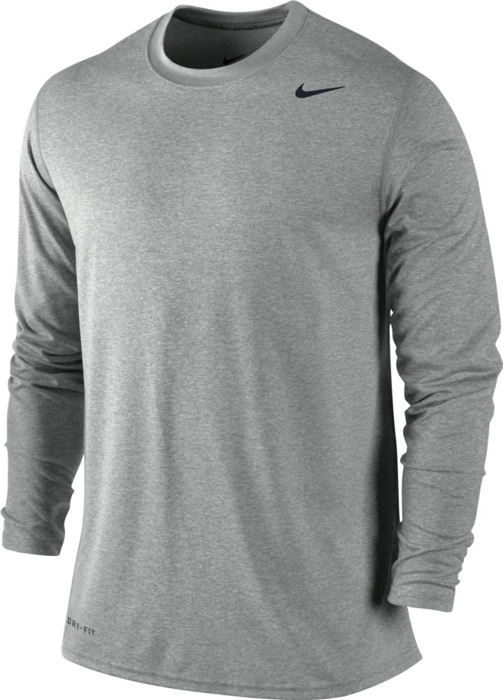 Nike Mens Legend Poly Long Sleeve Dri Fit Training Shirt