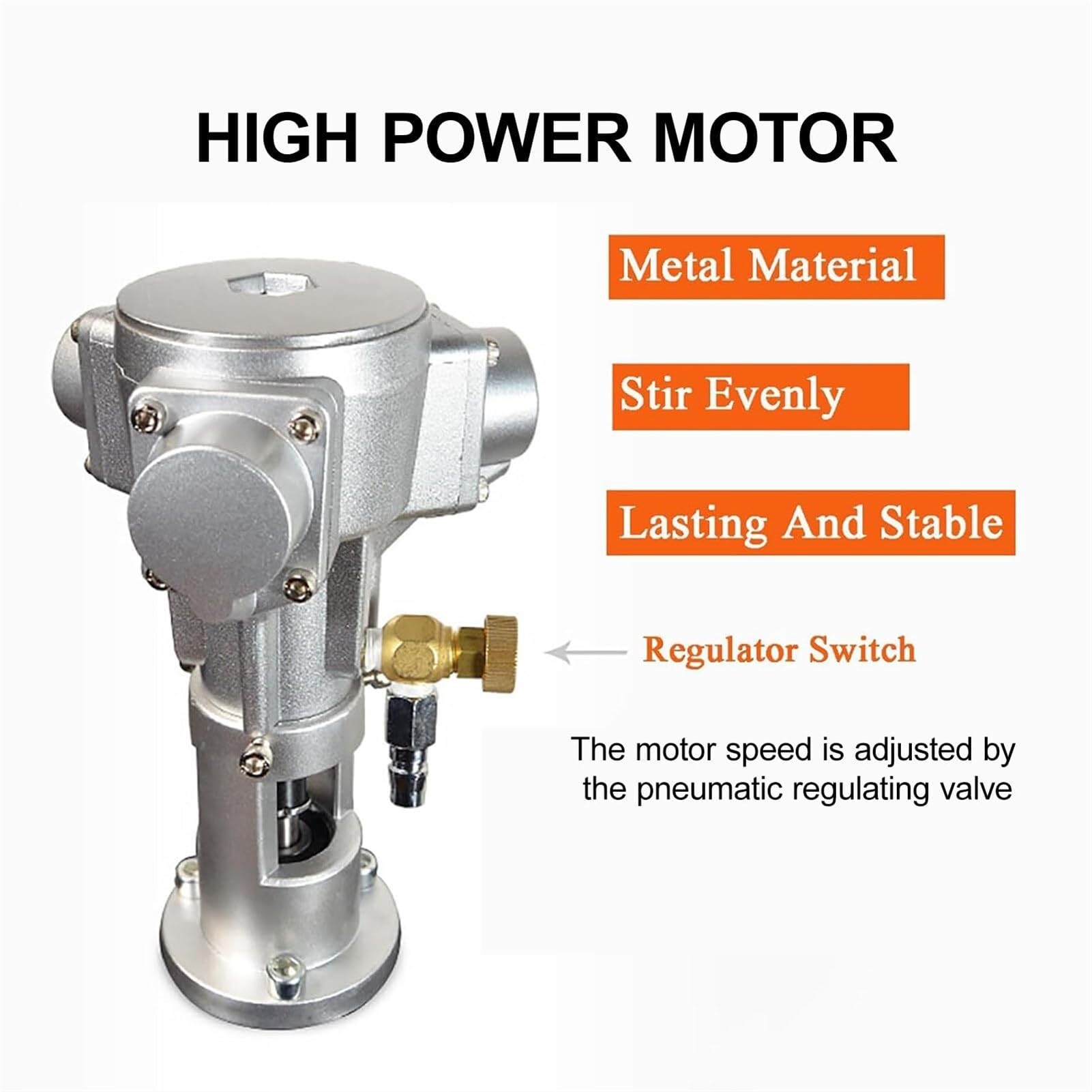 Agitador de tambor comercial, máquina mezcladora de tanque IBC, motor de 5 cilindros, hélice plegable, for agitador de disolvente de tinta, alcance telescópico de 65 a 125 cm