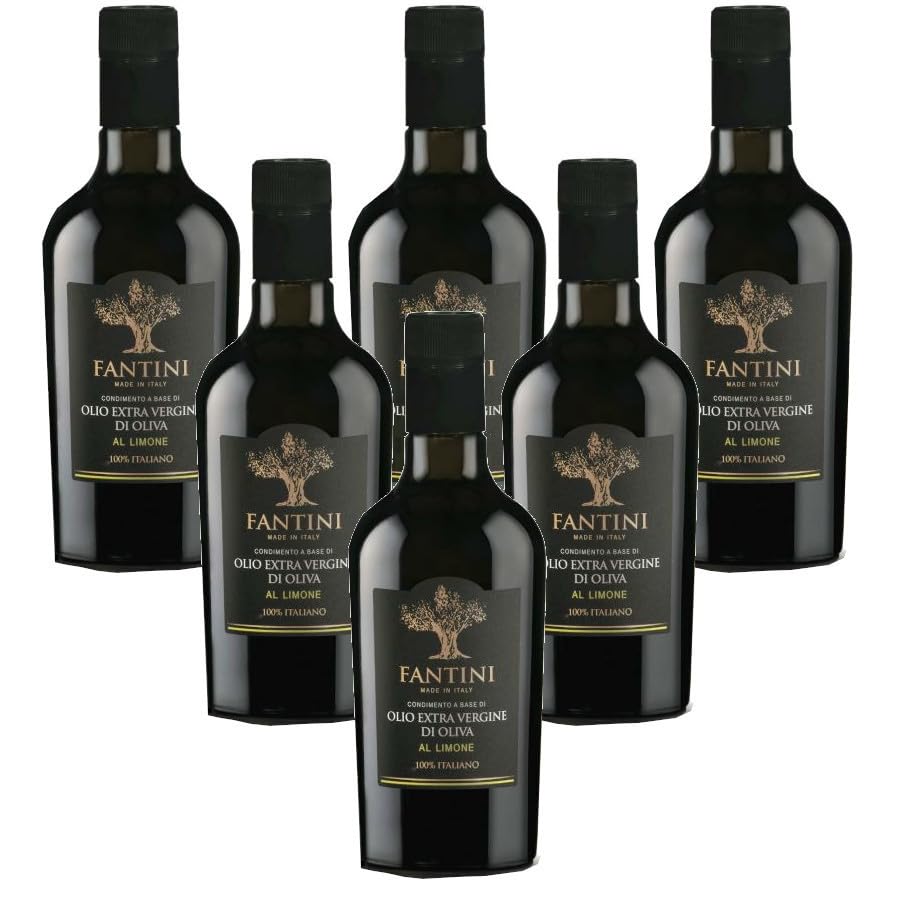 Oliwa z oliwek z pierwszego tłoczenia cytrynowego Fantini 6 butelek 50 ml