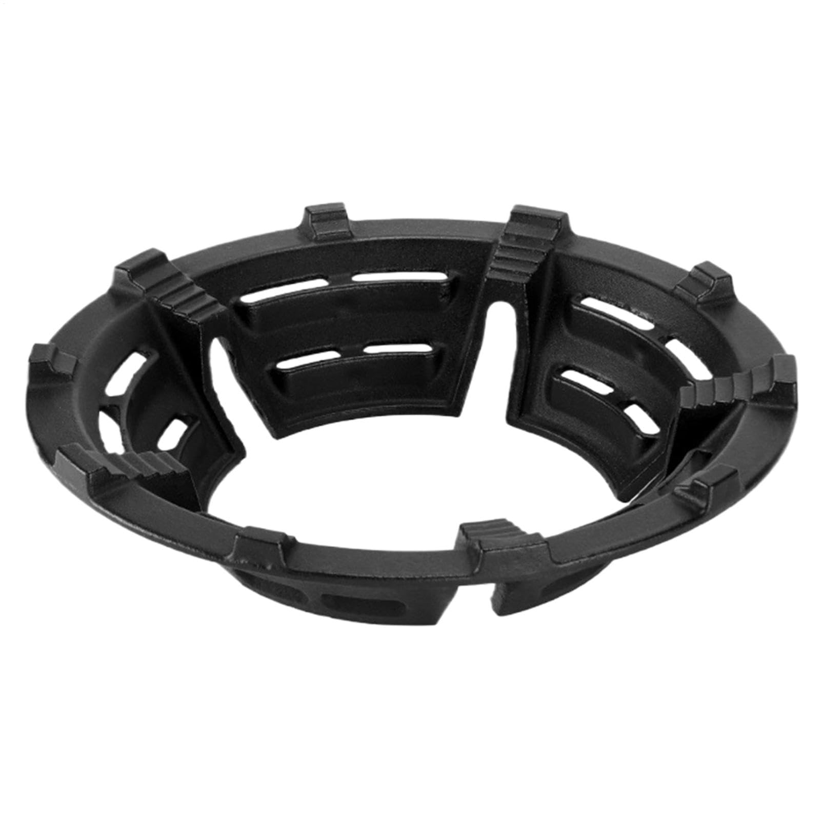 Support de wok en fonte noir universel pour plaque de cuisson