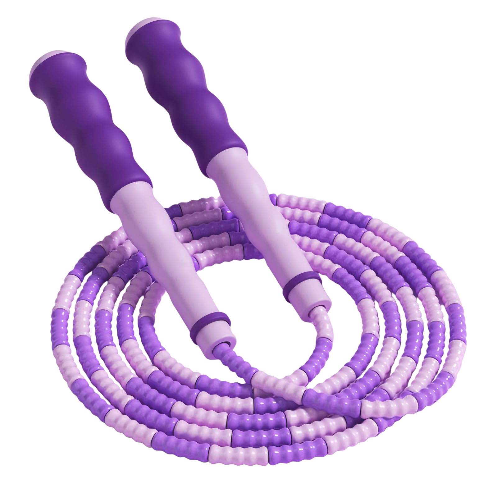 Skipping Rope Set for Multiple Players, 5m Long Rope, 7 Colors Rainbow Skipping Rope for Kids, 250cm Adjustable with Wooden Handle, Skipping Rope Kids for Boys and Girls