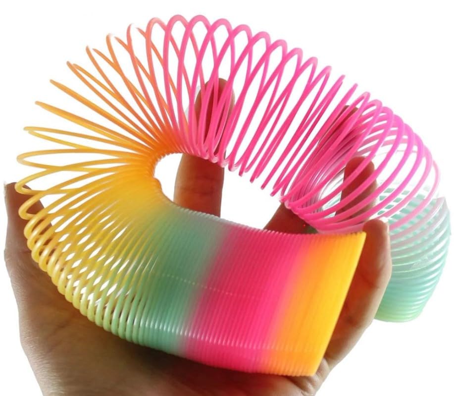 Krishna Toys Rainbow Spring Delight 15cm of Colorful Fun for Kids (Pack of 1) (B0CM36QFJT) Amazon Price History, Amazon Price Tracker
