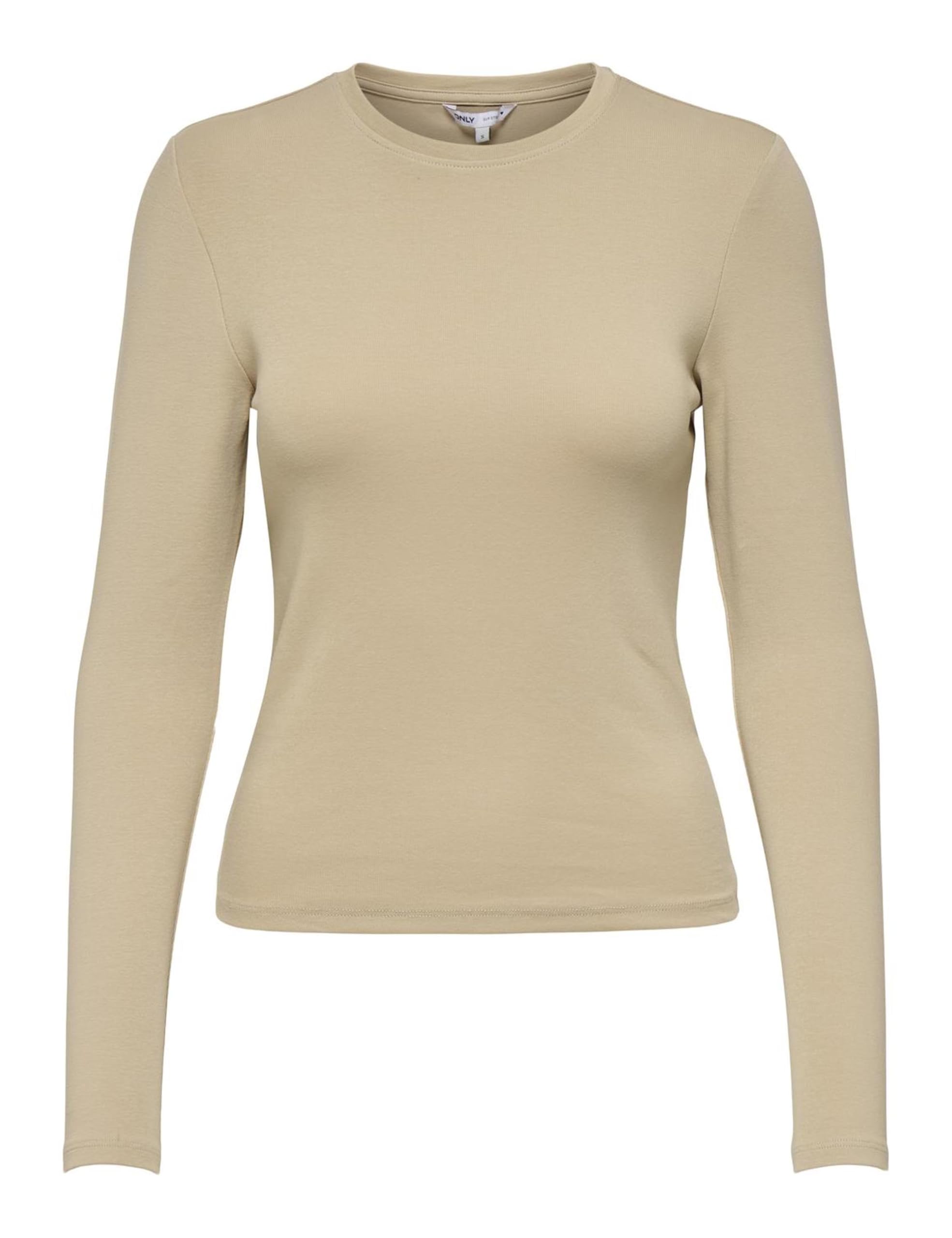 ONLY Women's Onlriley O-Neck L/S JRS Noos Basic Top with O-Neck and Long Sleeves for Young Women