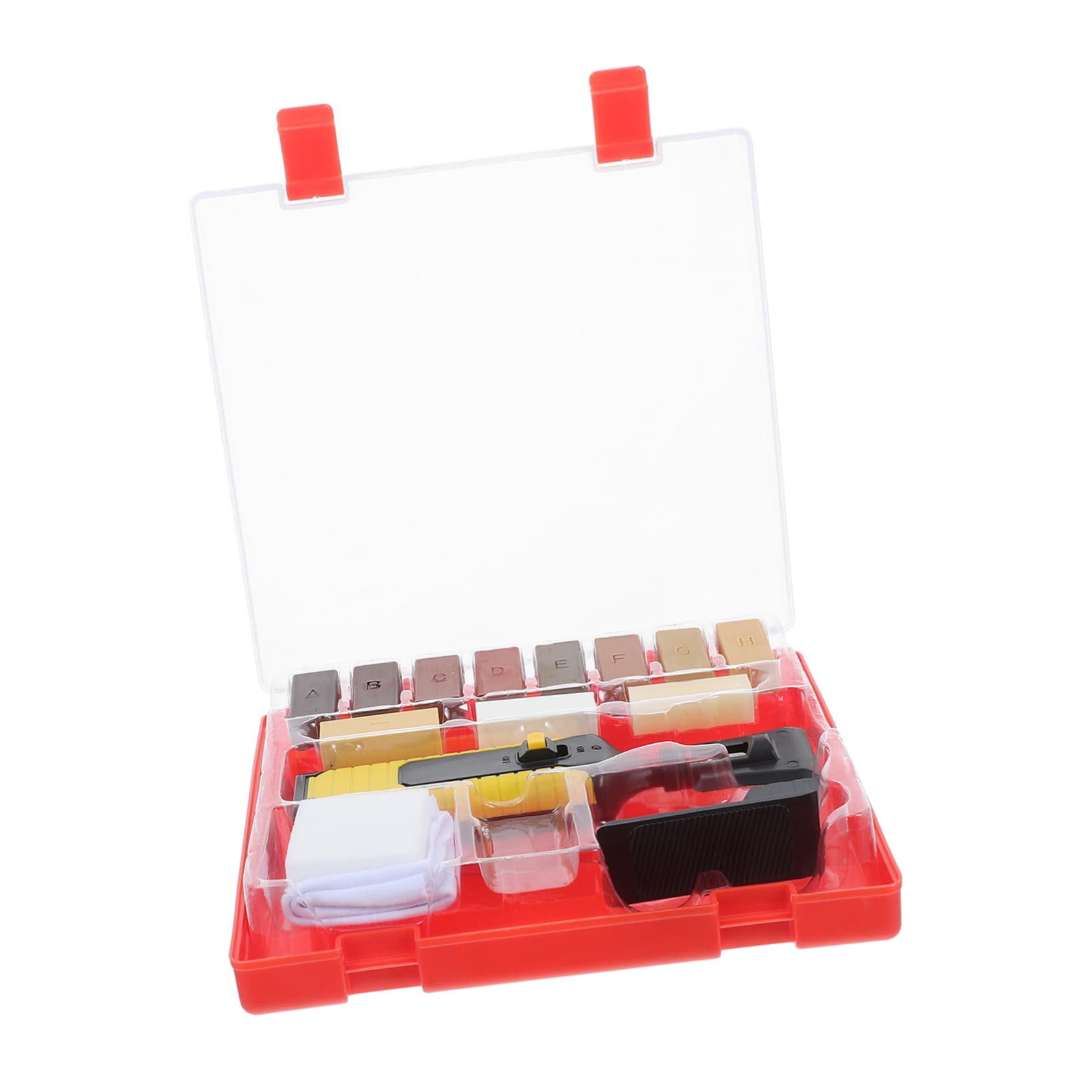 VILLCASE Kit de Reparación de Madera para Suelos y Muebles, Quita Arañazos y Grietas, Cera de Color para Uso Doméstico y Comercial