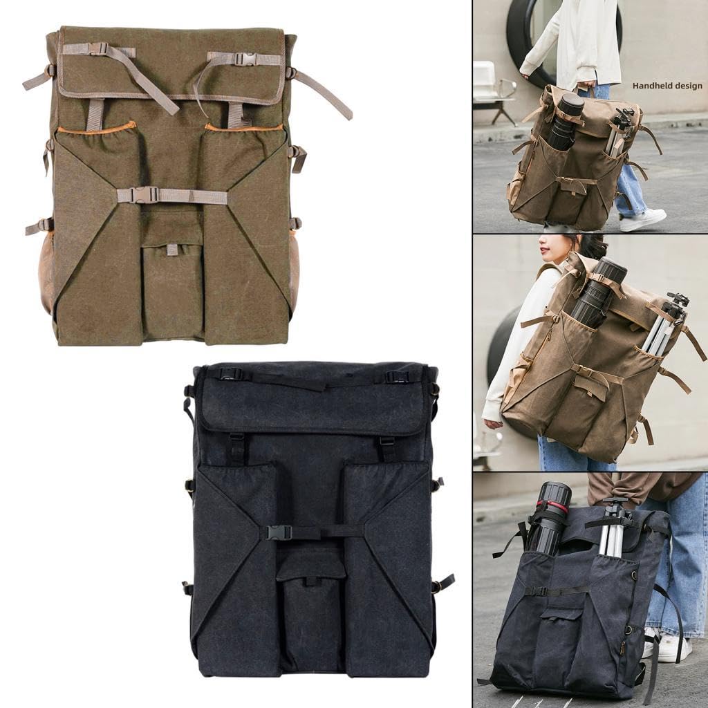 Art Case Custodia Porta Schizzi Borsa per Tavola Disegno Organizer Leggero Impermeabile Resistente Adatta per Bambini Studenti Atelier Mostr, cachi