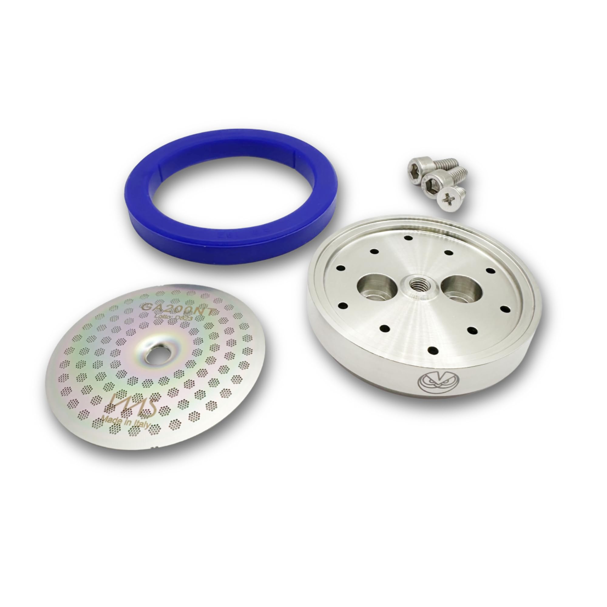 Gaggia Classic Tuning Kit Upgraded Stainless Steel Shower Holder IMS Precision NanoTech GA200NT Silicone Seal Cafelat Screws (Adjustment Kit) - Image 3