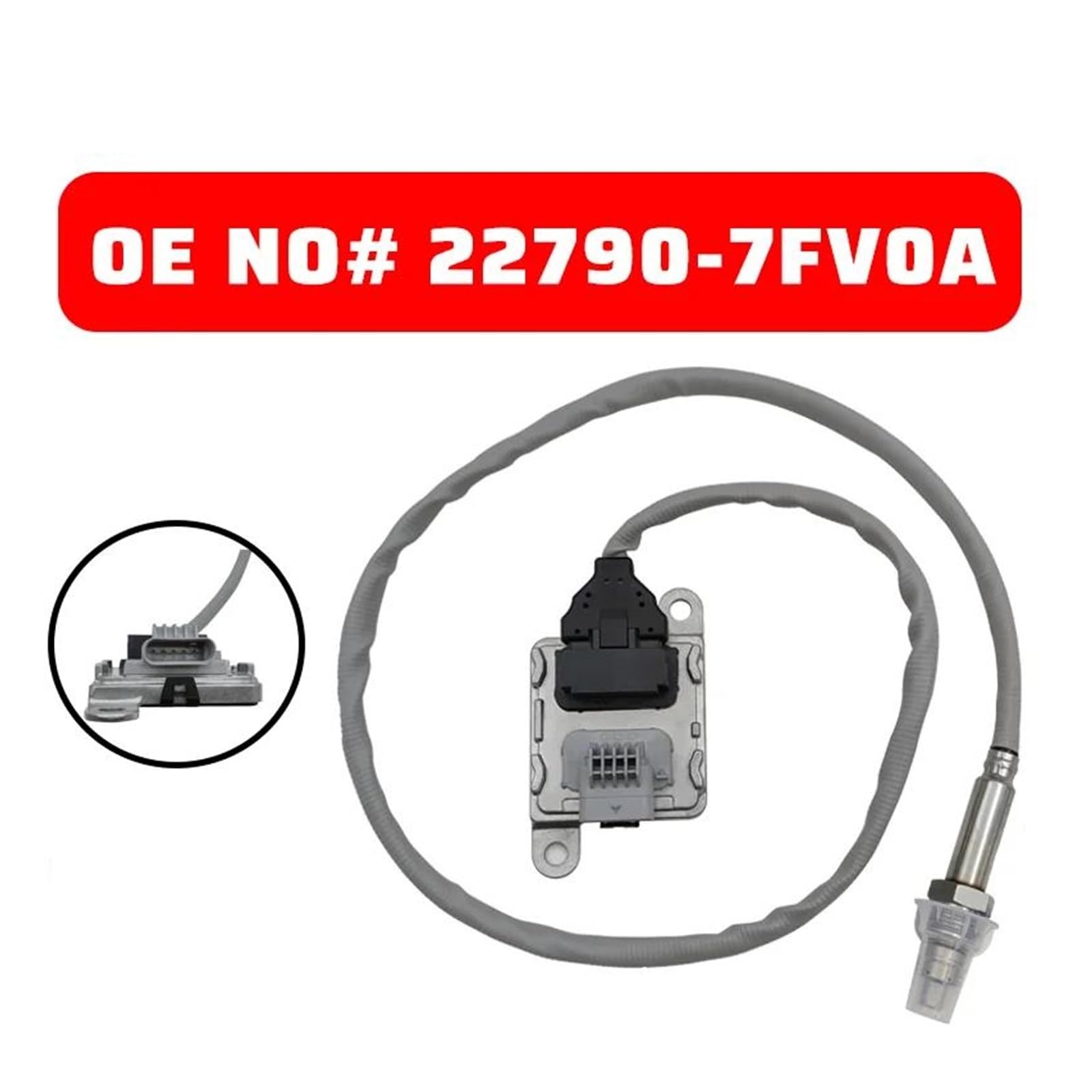 Sonda del Sensor Nox Sensor De Óxido De Nitrógeno (NOx) 22790-7FV0A Para Nissan Para X-TRAIL III T32 T32R 1.6 DCi 22790-7FV0A Sensor Óxido Nitrógeno
