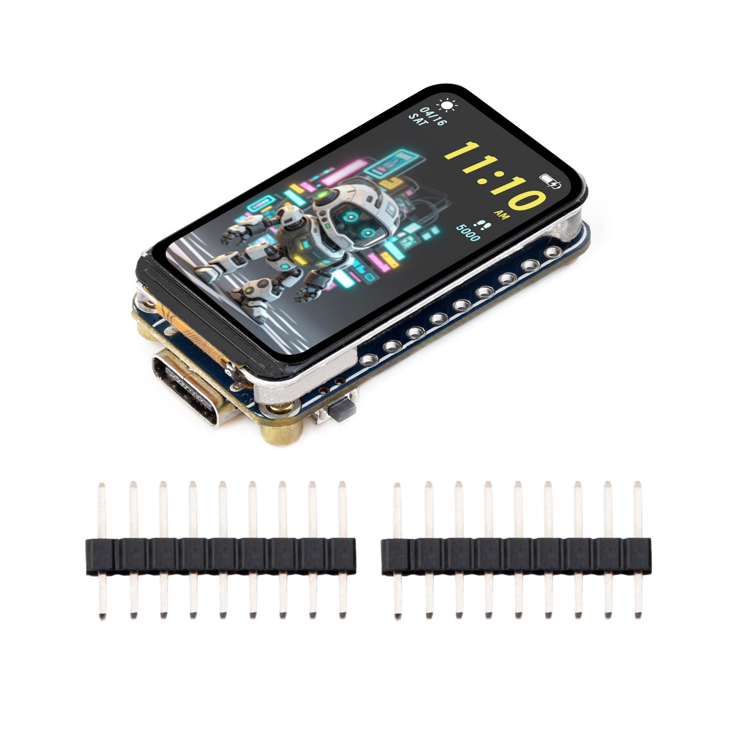 RP2350 Development Board With 1.47inch Display - 172x320 Color LCD, Dual-Core Microcontroller, Type-C USB