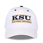 NCAA Kent State Golden Flashes Unisex NCAA The Game bar Design Hat, White, Adjustable
