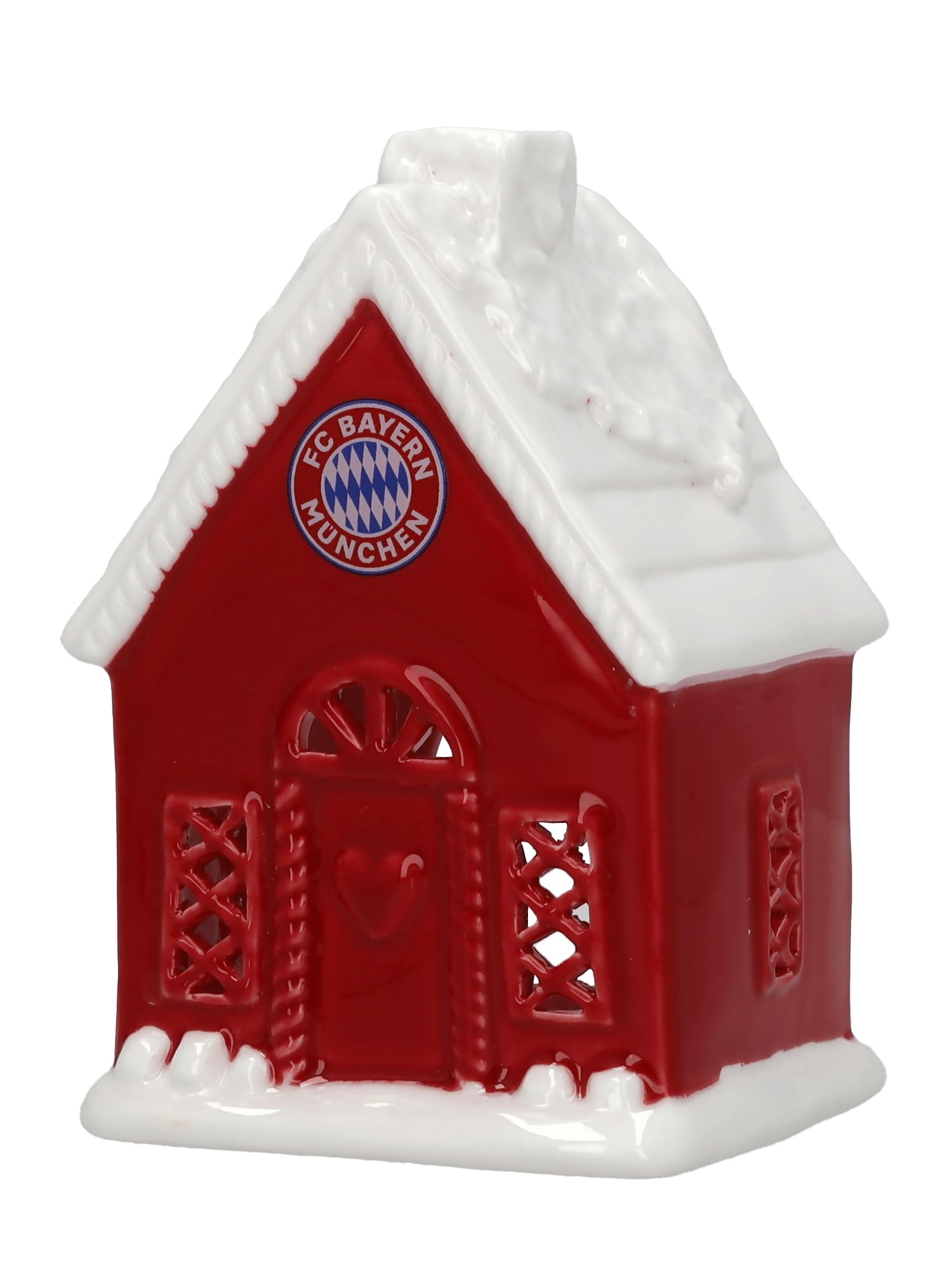FC Bayern München I Teelichthaus Winter I Rot
