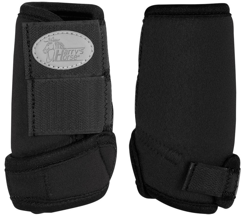 Harry's Horse 33201070-05pony Tiny - Polainas de Neopreno (Talla S), Color Negro