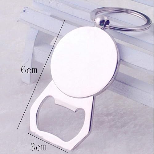 Miniatura 6 de Llavero abridor de botellas, calendario de brújula perpetua, llavero, anillo, abrebotellas de cerveza