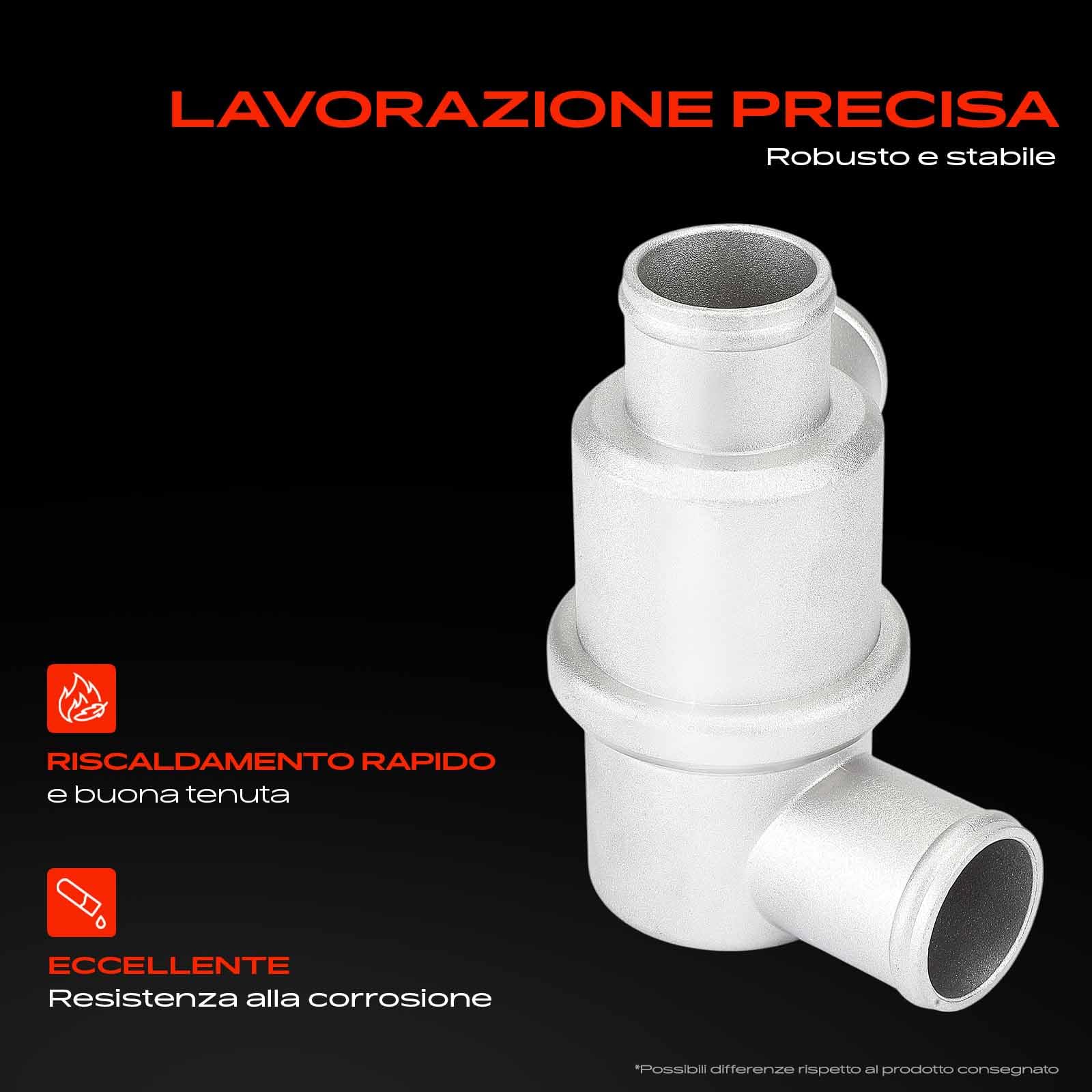 Frankberg Refrigerante del Termostato 80°C Compatibile con 110 2110 111 2111 112 2112 1200-1500 1200-1600 Kalina 1117 1119 Niva 2121 2105 2104 Toscana 2107 Replace# 21011306010
