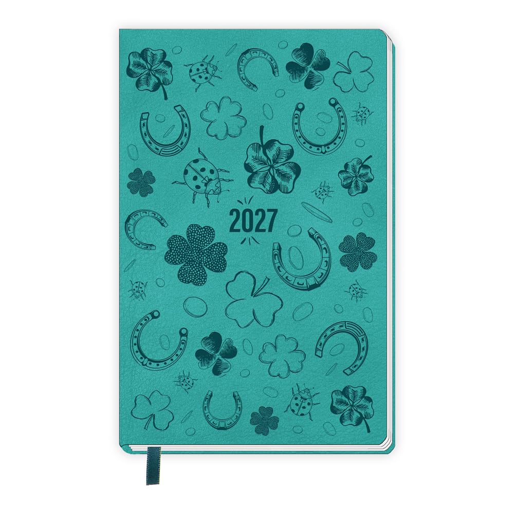 Trötsch Taschenkalender A6 Soft Touch Glück 2027: Soft Touch Terminkalender