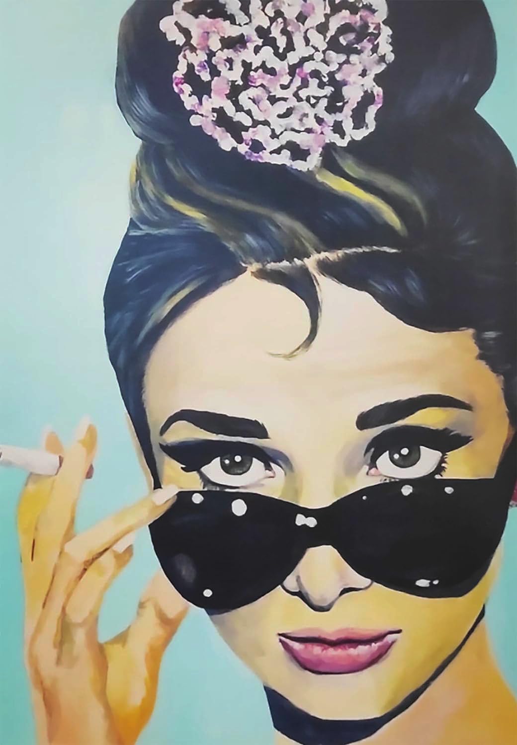 Poster vintage Audrey Hepburn classico | Quadri moderni e stampe da parete