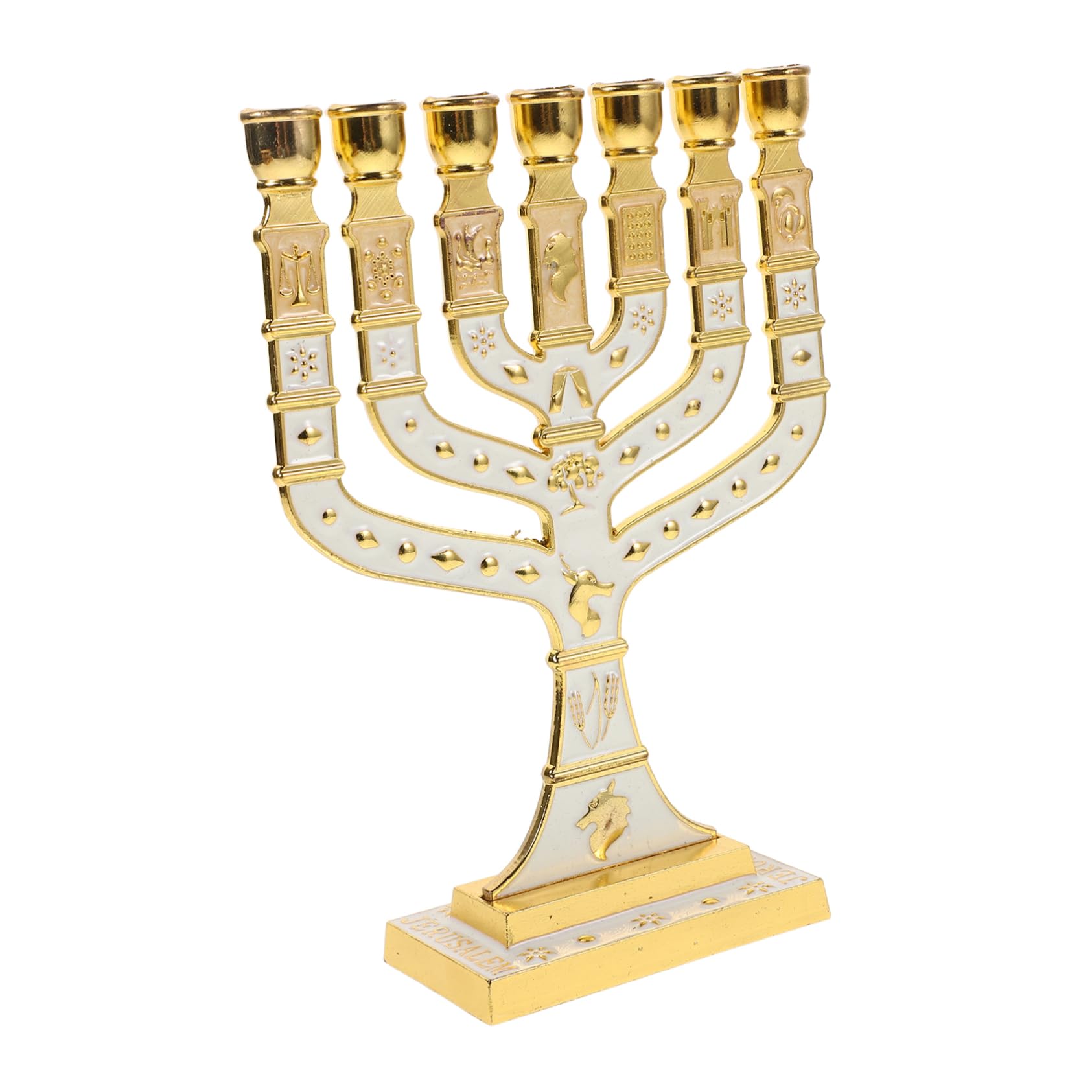 Porte-bougie de table chic pour illuminer votre repas de fête de Hanoukka