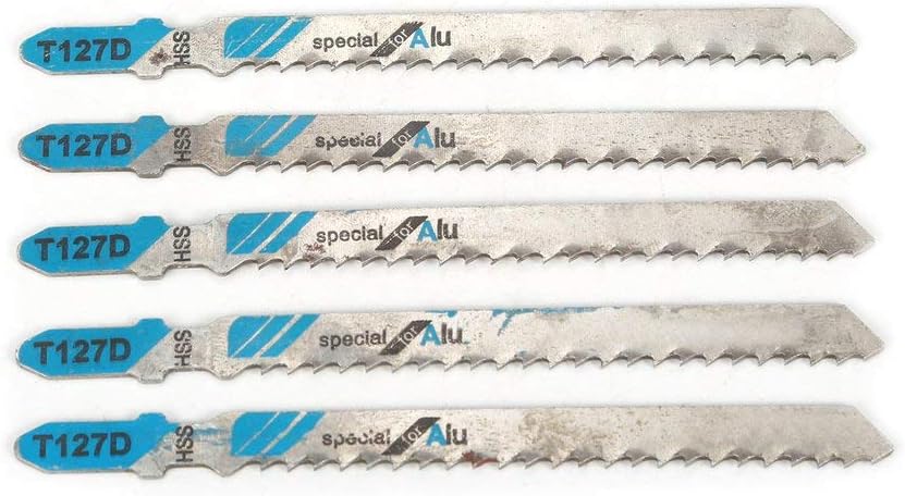 Jig Saw Blades 5Pcs/Set Jig Saw Blade for Hard Metal T127D Hacksaw Blade Set Cutting Tool