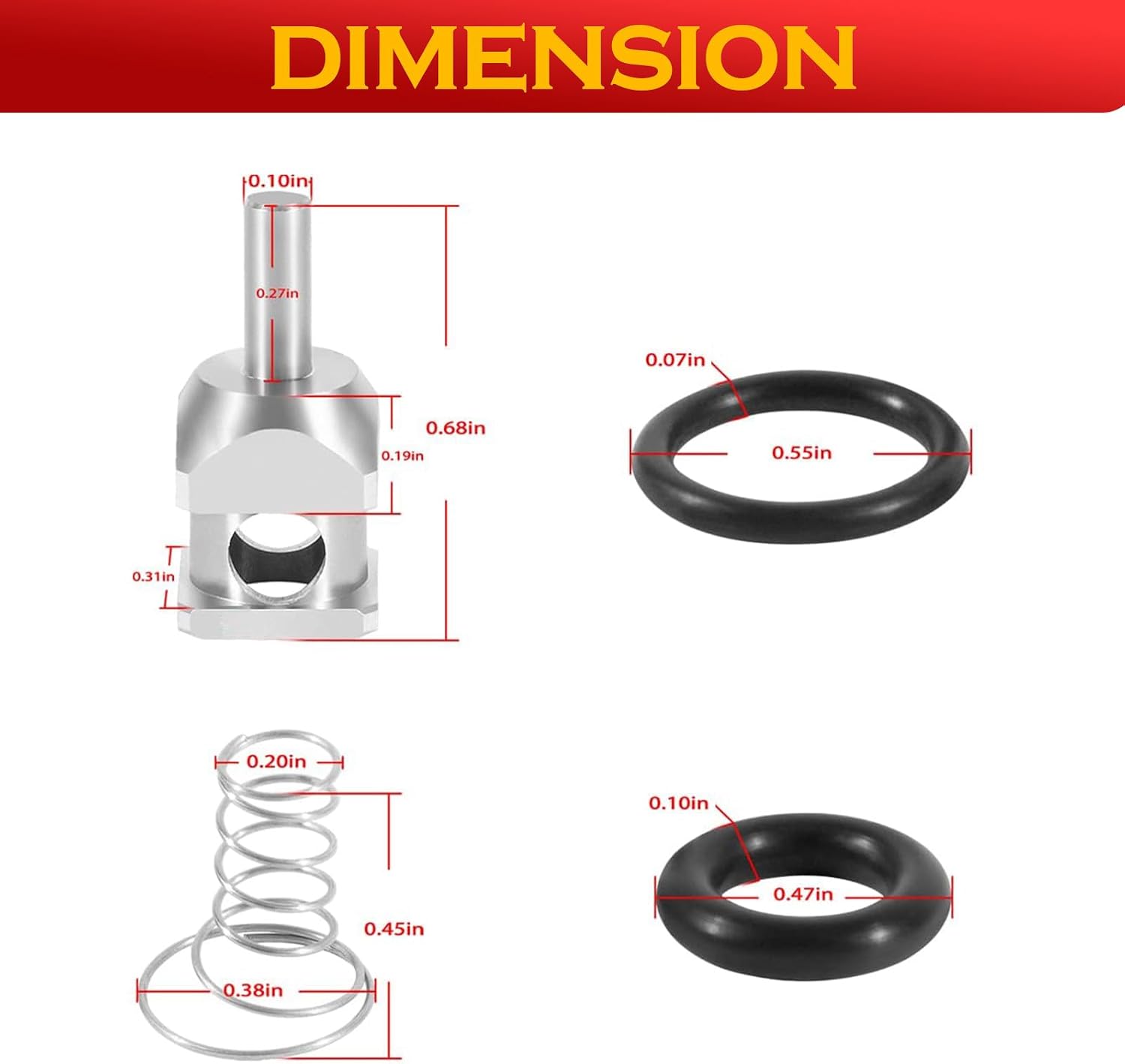YMT Fuel Check Valve Rebuild Kit Tool Kit Fits for Harley 2001-2022 Models