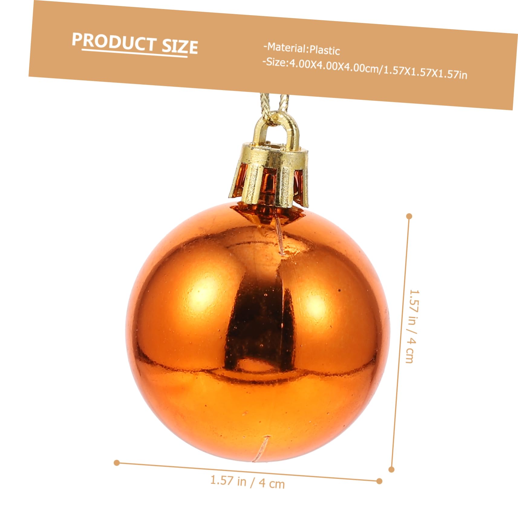 Ciieeo 240 Piezas Bolas de Navidad esferas Luminosas Colgantes navideños Bola de decoración de Fiesta Dorado Ornamento Bolas de Adorno de Cristal Bola Colgante del árbol de Navidad Mini