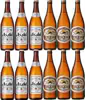 どきちゃん☆/アサヒスーパードライ&キリンラガービール Amazon.co.jp: アサヒスーパードライ中瓶 6本+ キリンラガー中瓶