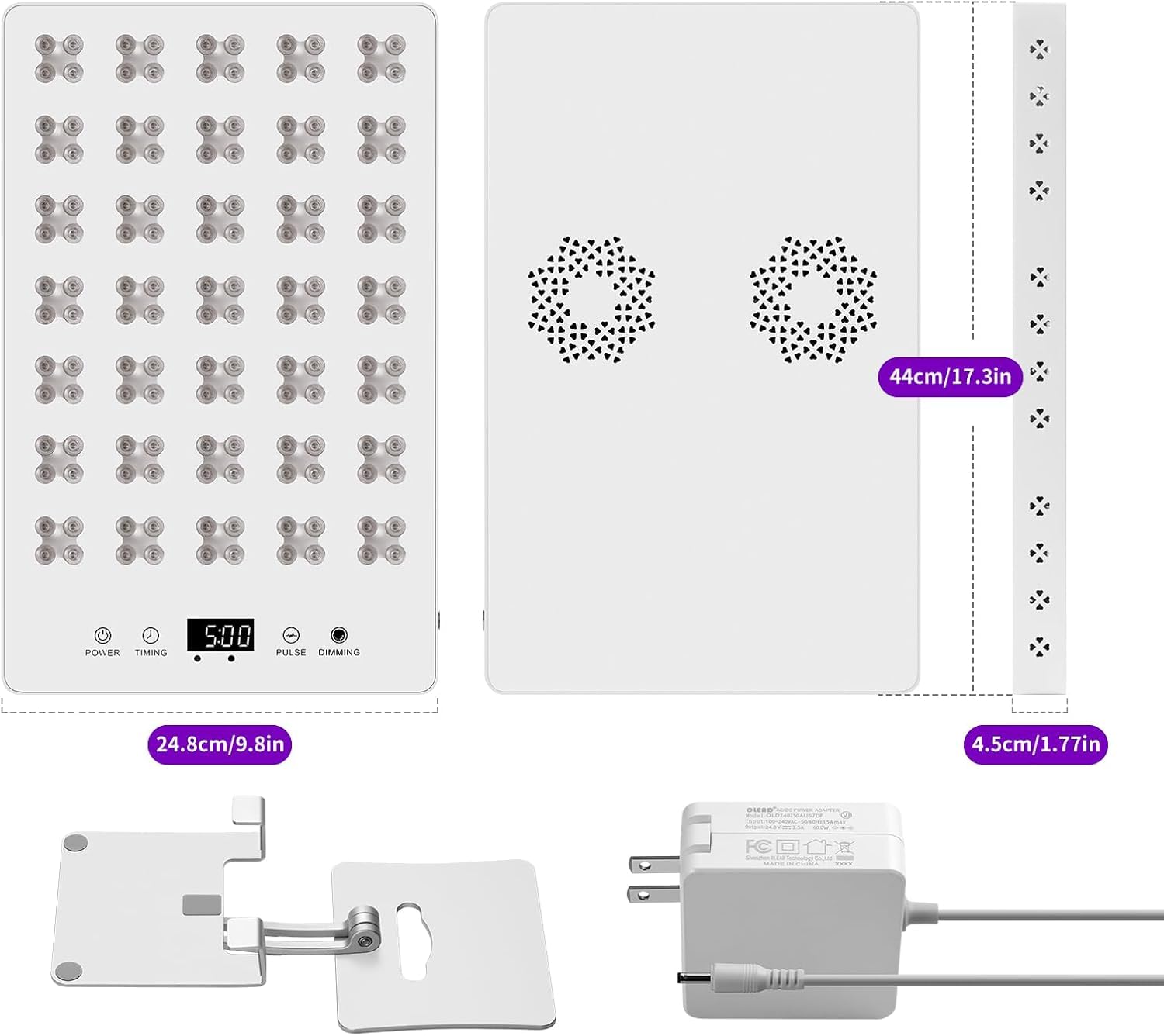Red Light Therapy for Body, 660nm Red & 850nm Near Infrared Light Therapy Panel for Full Body & Face Supports Pain Relief, Skin Care, Recovery, Sleep & Performance