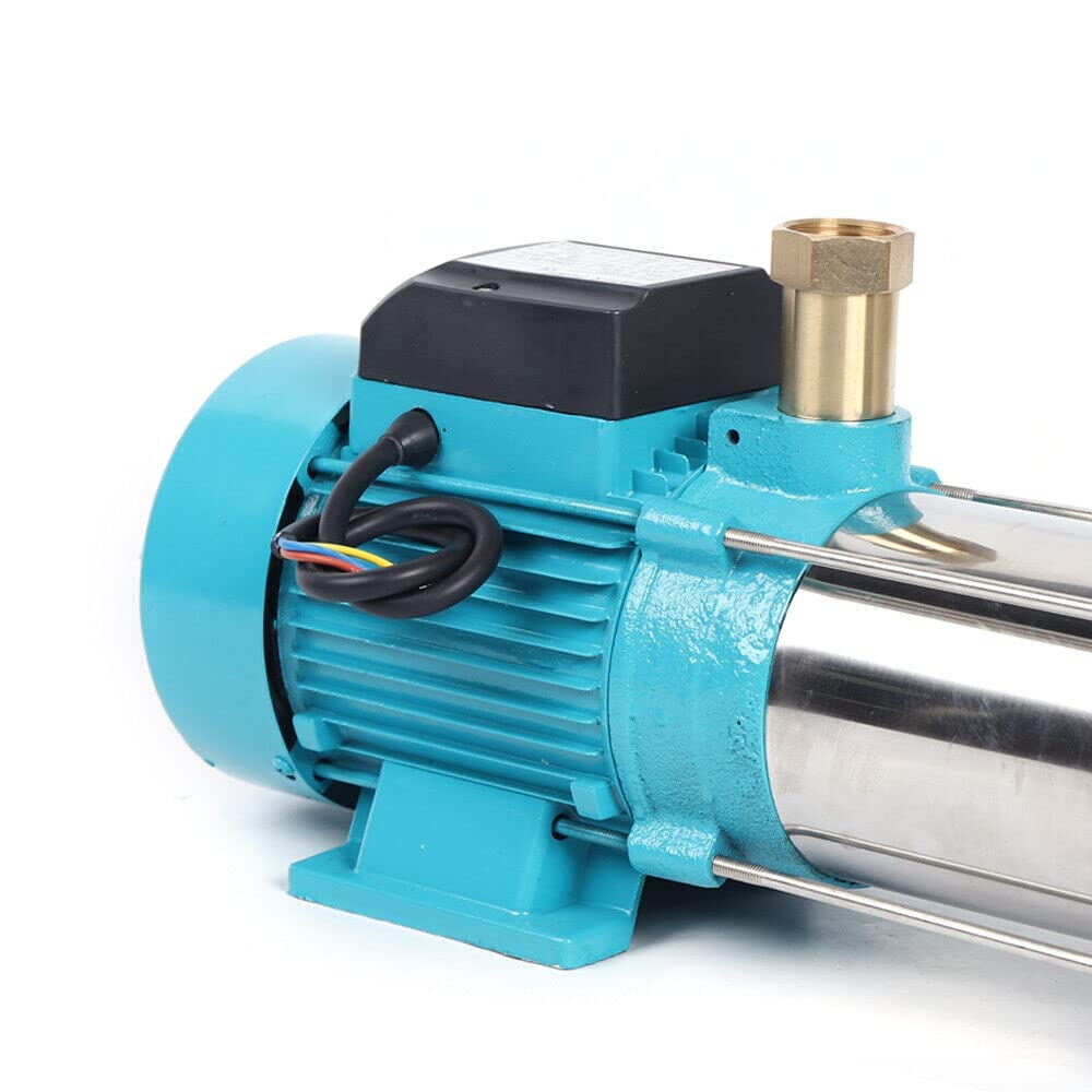 Pompe centrifuge 1300 W, pompe à eau domestique, pompe de jardin, interrupteur à pression avec manomètre 4000 l/h 9,8 bar (commande pompe de jardin)