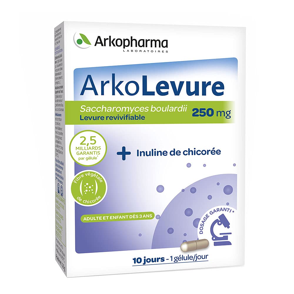Arkopharma Arkolevure 250mg 10 Capsules