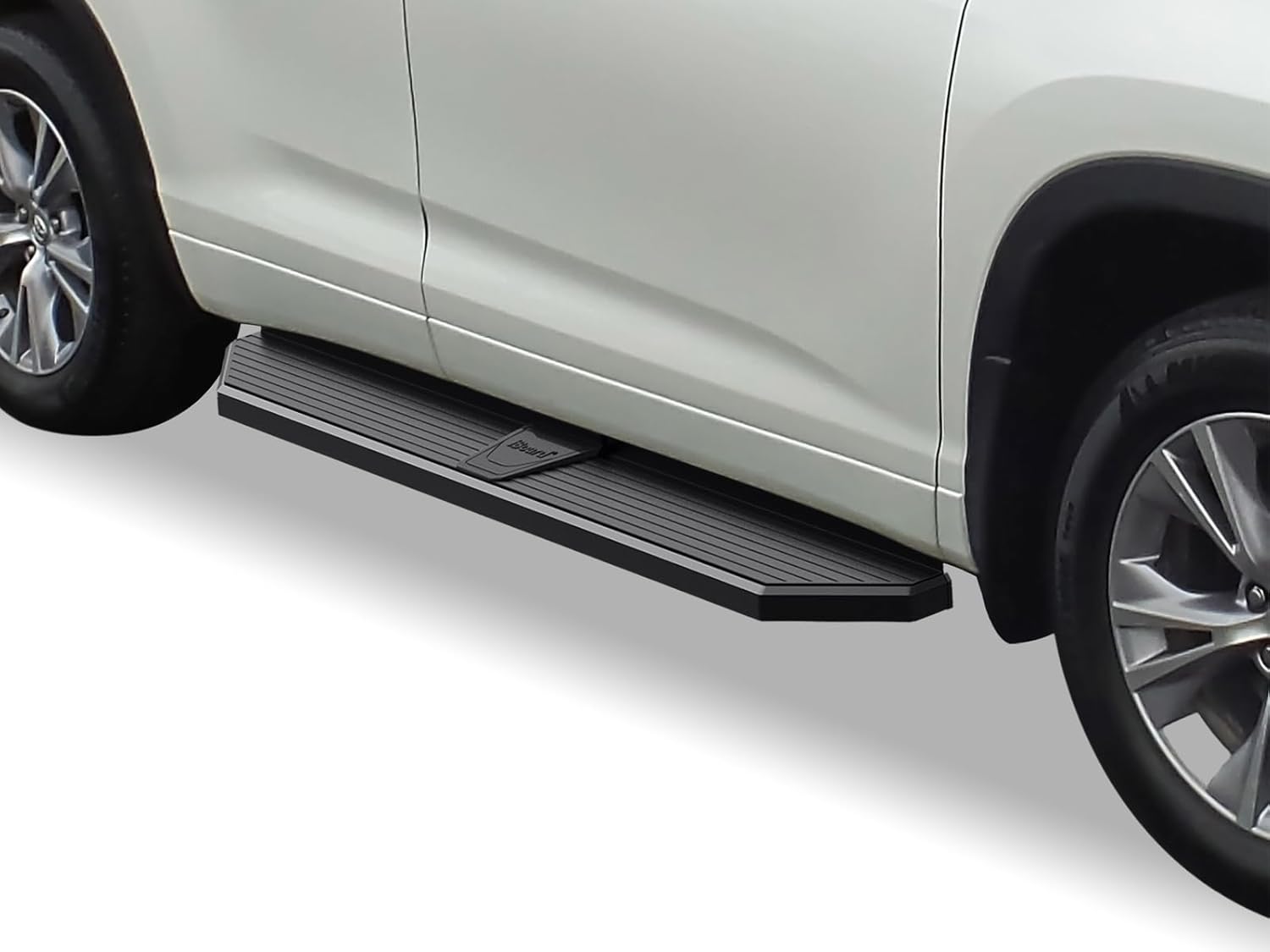 APS Black Stainless Steel Running Boards Style Compatible with Toyota Highlander 2014-2019 (Side Steps Side Bars) 6in Wide