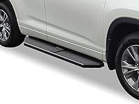 Vista 8 de APS Estribos de aluminio de 6 pulgadas (estilo plano pulido), barras laterales, escalones laterales compatibles con Toyota Highlander 2014-2019