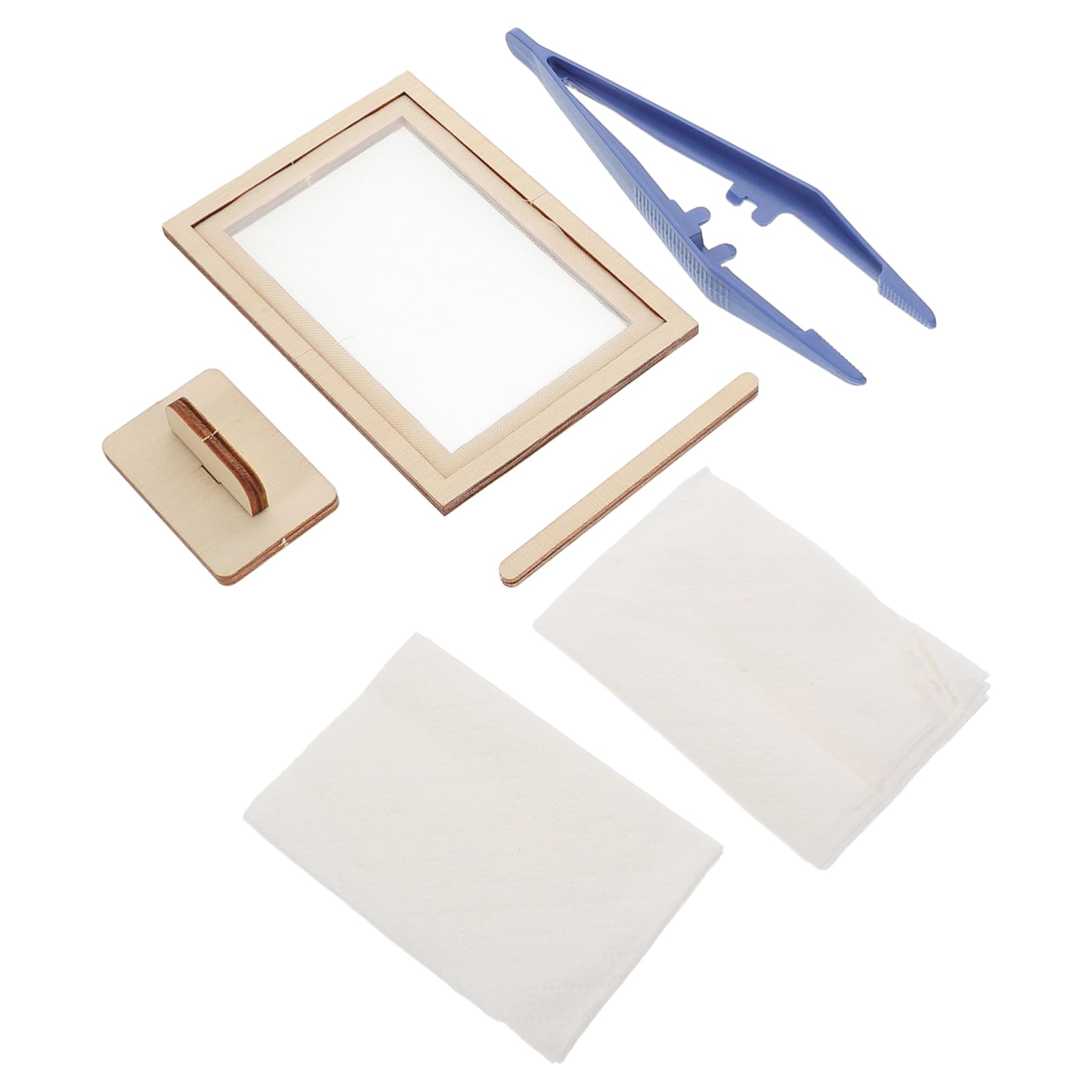 CIMAXIC Antique Paper DIY Kit Educational Papermaking Production Kit for Boys and Girls Dry Paper Pulp Tools