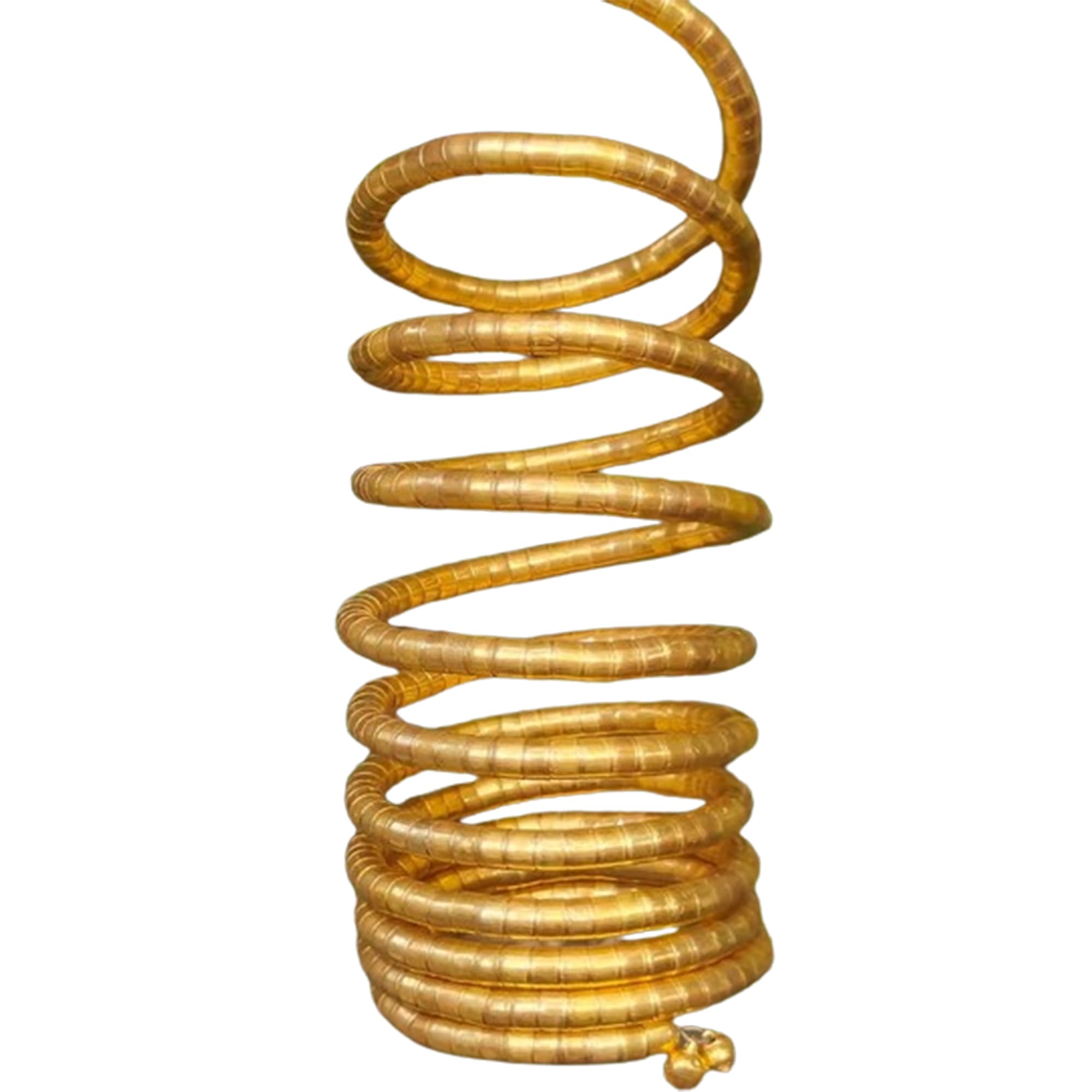 Shivarth Trendy Spiral Golen Hoop Cuff Bracelet For Girls Women Single Hand Bangle Metal Flexible Round Stretchable Bracelet Spiral Pack Of 1 (B0CT8H3R9G) Amazon Price History, Amazon Price Tracker