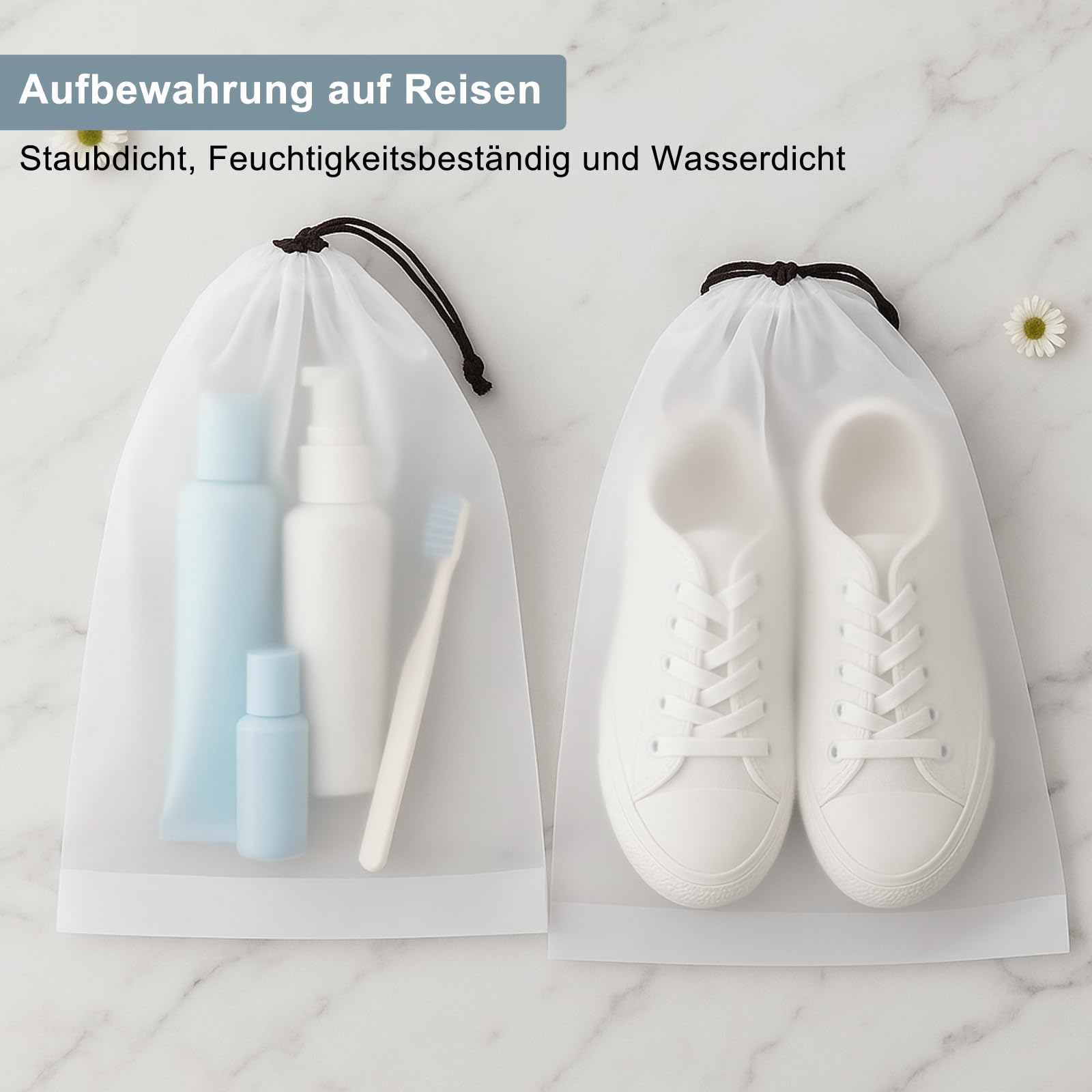 APOMOONS Platzsparender Selbstkomprimierender Organizer, mit 2 Schuhbeutel, Aufbewahrungstasche, Ultra Kleidung Bettdecken Kompression Kompressionsbeutel für Zuhause, Umzug, Reisen 52x42x60cm