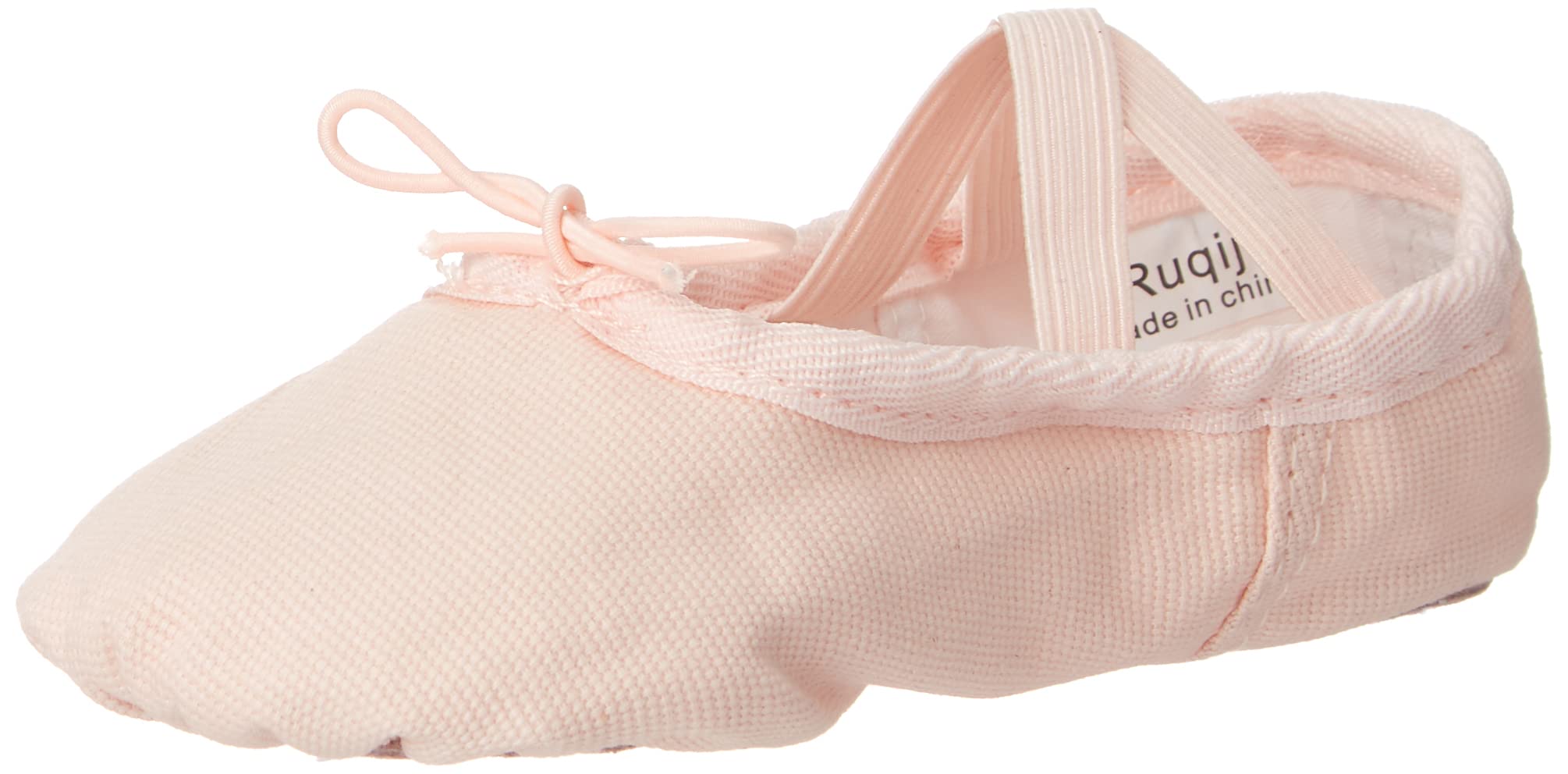 RUQIJI Canvas Ballet Shoes for Girls/Toddlers/Kids/Women, Ballet Practice Shoes/Full Sole Ballet Slippers/Better Fit Dance Shoes