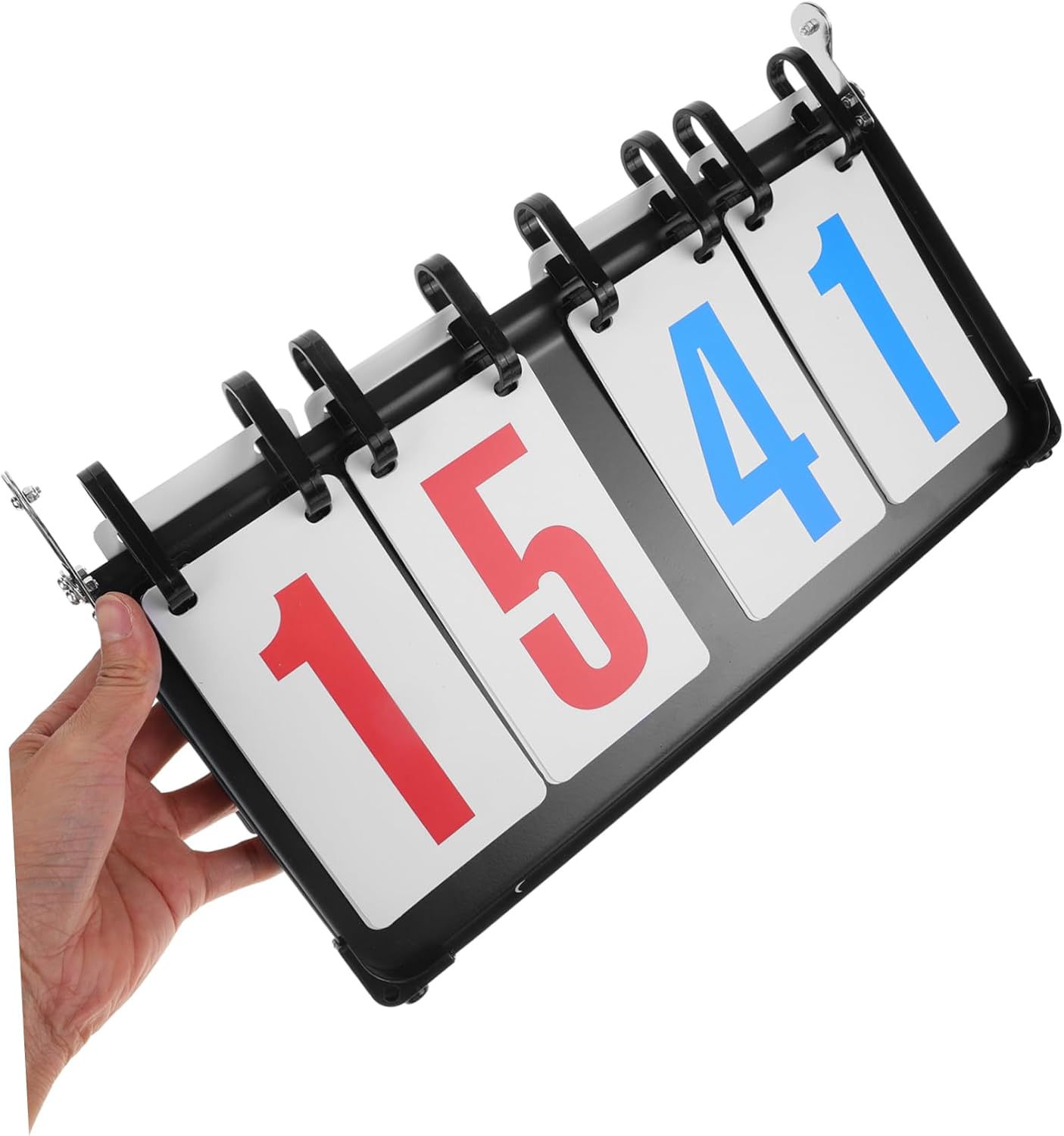 BESPORTBLE Portable Flip Scoreboard Reusable Scorekeeper for Basketball Tennis and More Durable Tabletop Design for Outdoor and Indoor Sports Events