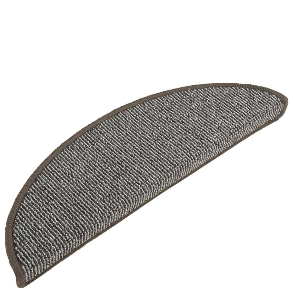 Tapis d'escalier antidérapants gris 15 marches adhésives pour sécuriser toute la maison