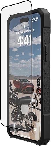Miniatura 4 de URBAN ARMOR GEAR UAG - Protector de pantalla compatible con iPhone 15 Plus, 6.7 pulgadas, vidrio templado doble 9H, ultra transparente, HD,