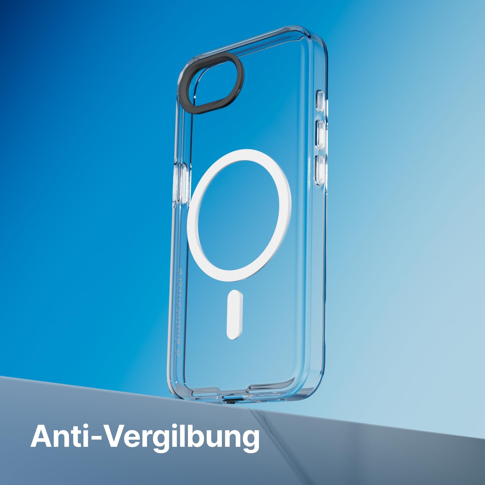 RhinoShield Clear Hülle für MagSafe für iPhone 17e / 16e | Starker Magnet, Anti-Vergilbung, transparent, hohe Klarheit, stoßfest, Fallschutz nach Militärstandard
