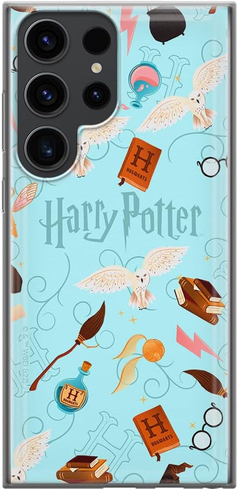 ERT GROUP Mobile Phone case for Samsung S23 Ultra Original and Officially Licensed Harry Potter Pattern 248 optimally adapted to The Shape of The Mobile Phone, Partially Transparent