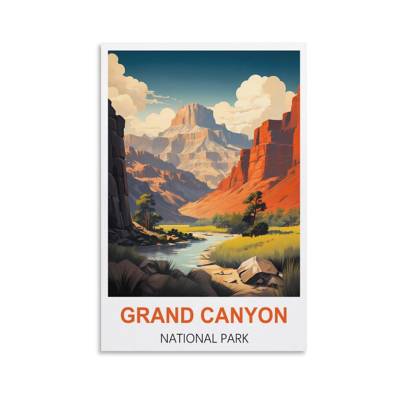 Metal Sign Tin Sign,Grand Canyon National Parks,Wall Decor Kitchen Garage Dining Room Home Decor Hotel Decor Gift 30x40cm